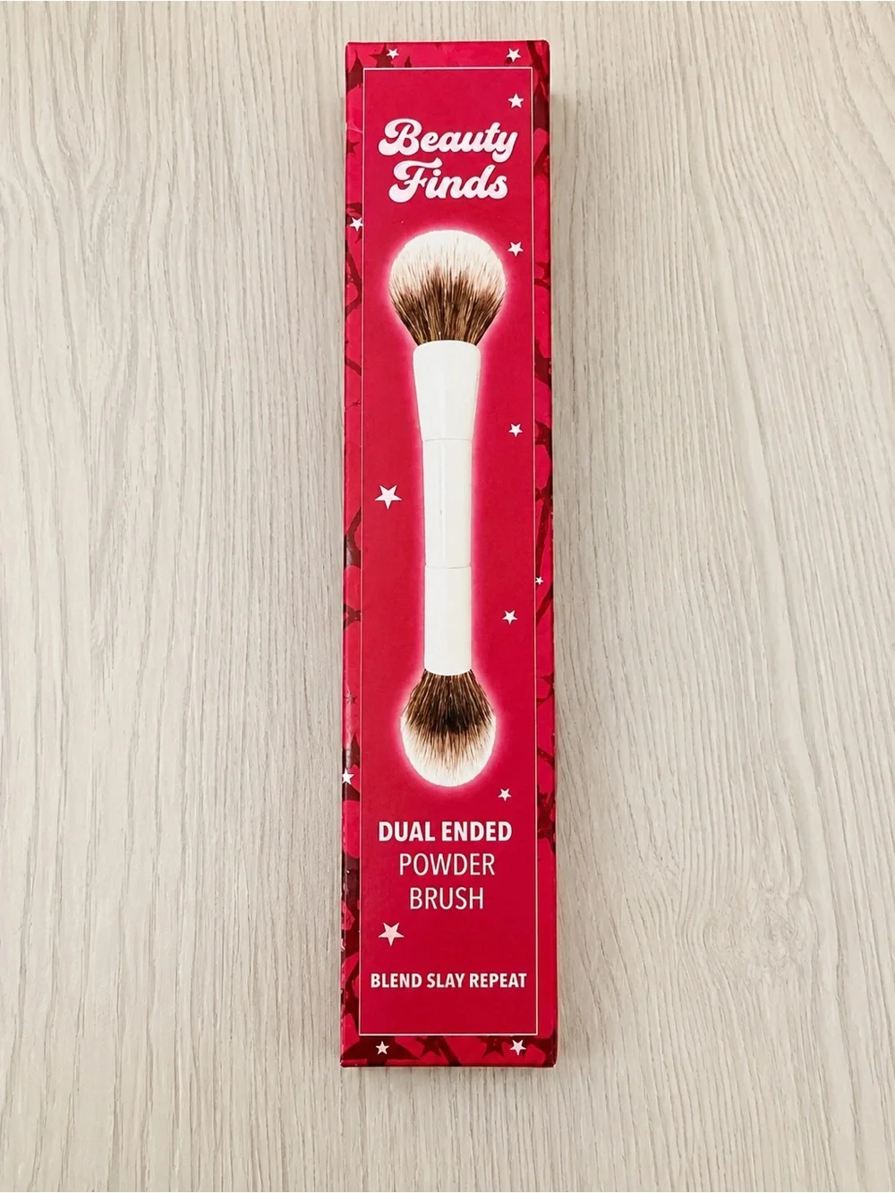 Beauty Finds Dual Ended Powder Makeup Brush NIB